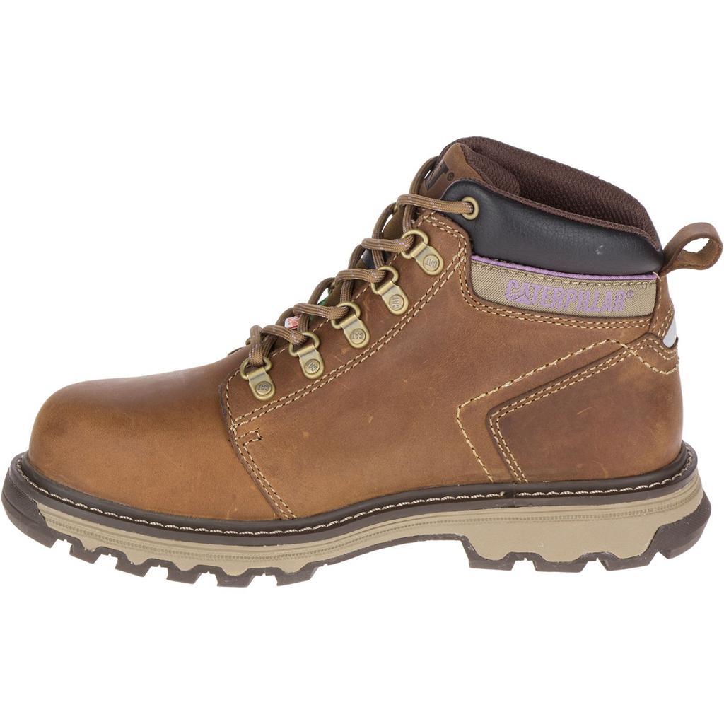 Caterpillar Ellie Csa Nt Women's Work Boot Dark Beige  USA |  582179-CFV