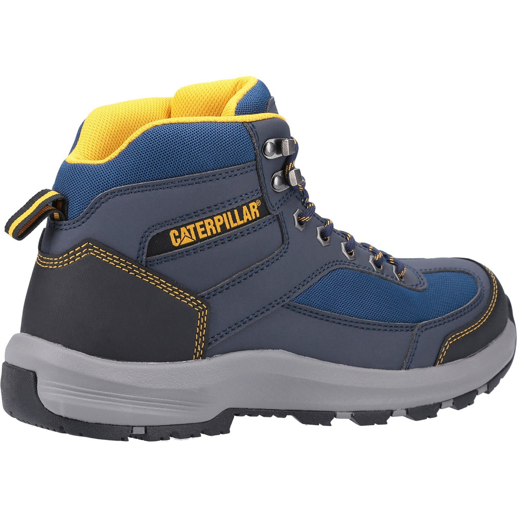 Caterpillar Elmore Mid Hiker S1 Men's Safety Boots Navy  USA |  473125-FML