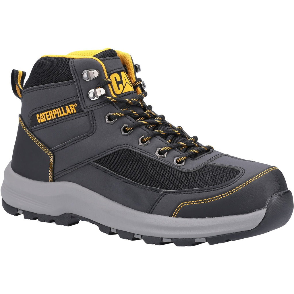 Caterpillar Elmore Mid Hiker S1 Men\'s Safety Boots Grey  USA |  630187-NLS