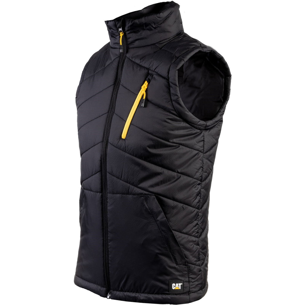 Caterpillar Essentials Body Warmer Men's Vests Black  USA |  428735-NEJ