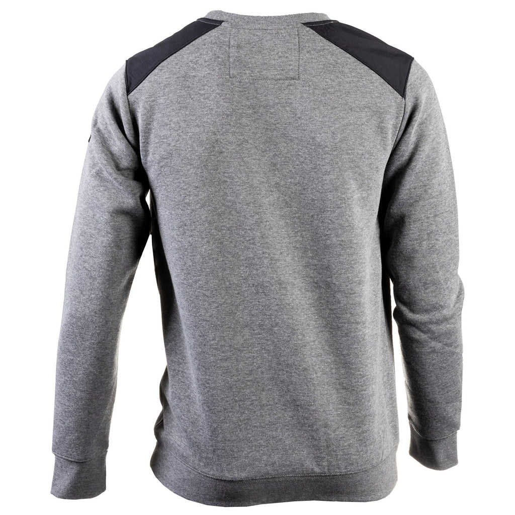 Caterpillar Essentials Crewneck Heather Men's Sweatshirts Dark Heather Grey  USA |  705396-NOY