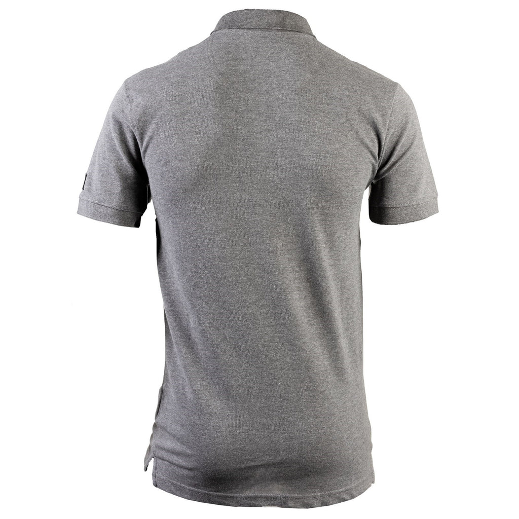 Caterpillar Essentials Heather Men's Polo Shirts Dark Heather Grey  USA |  059362-ZXL