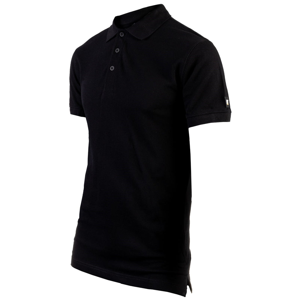 Caterpillar Essentials Men's Polo Shirts Black  USA |  452931-XUG