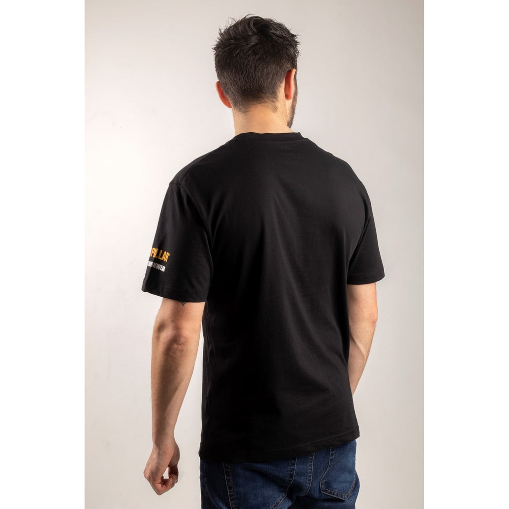 Caterpillar Essentials S/S Men's Tee Shirts Black  USA |  926478-XML