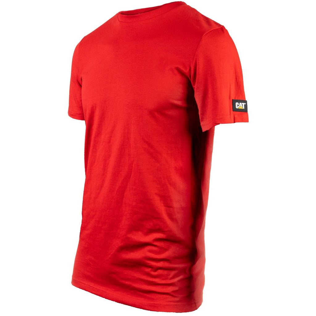 Caterpillar Essentials Short-Sleeve Men's Tee Shirts Hot Red  USA |  125897-ZXY