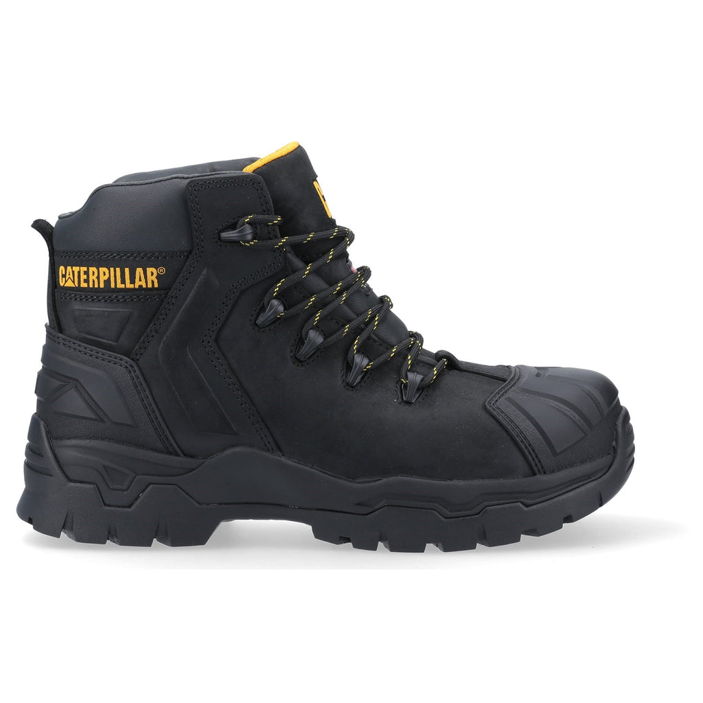 Caterpillar Everett S3 Wp S1 Men's Safety Toe Boots Black  USA |  935728-LCP