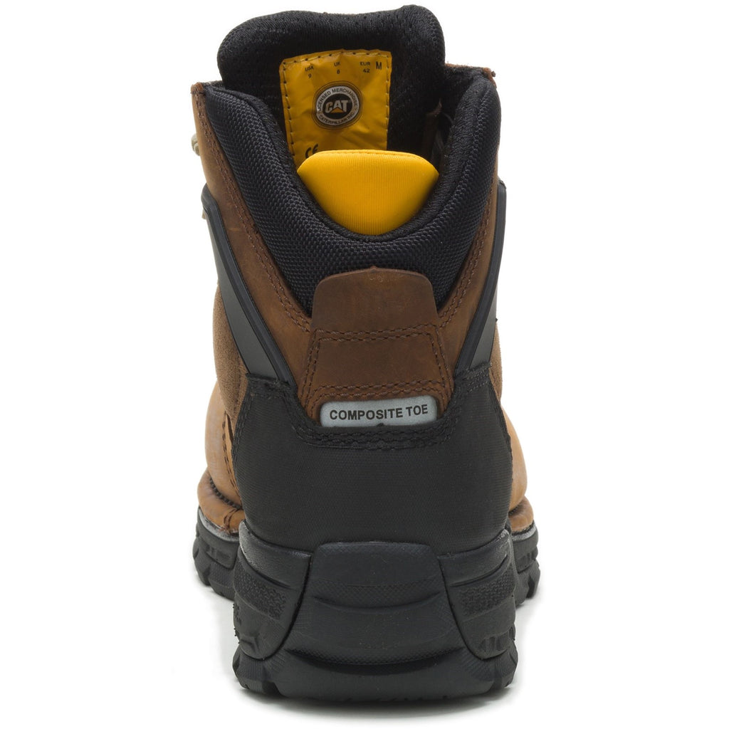 Caterpillar Excavator S3 Men's Safety Boots Brown  USA |  057892-NSX