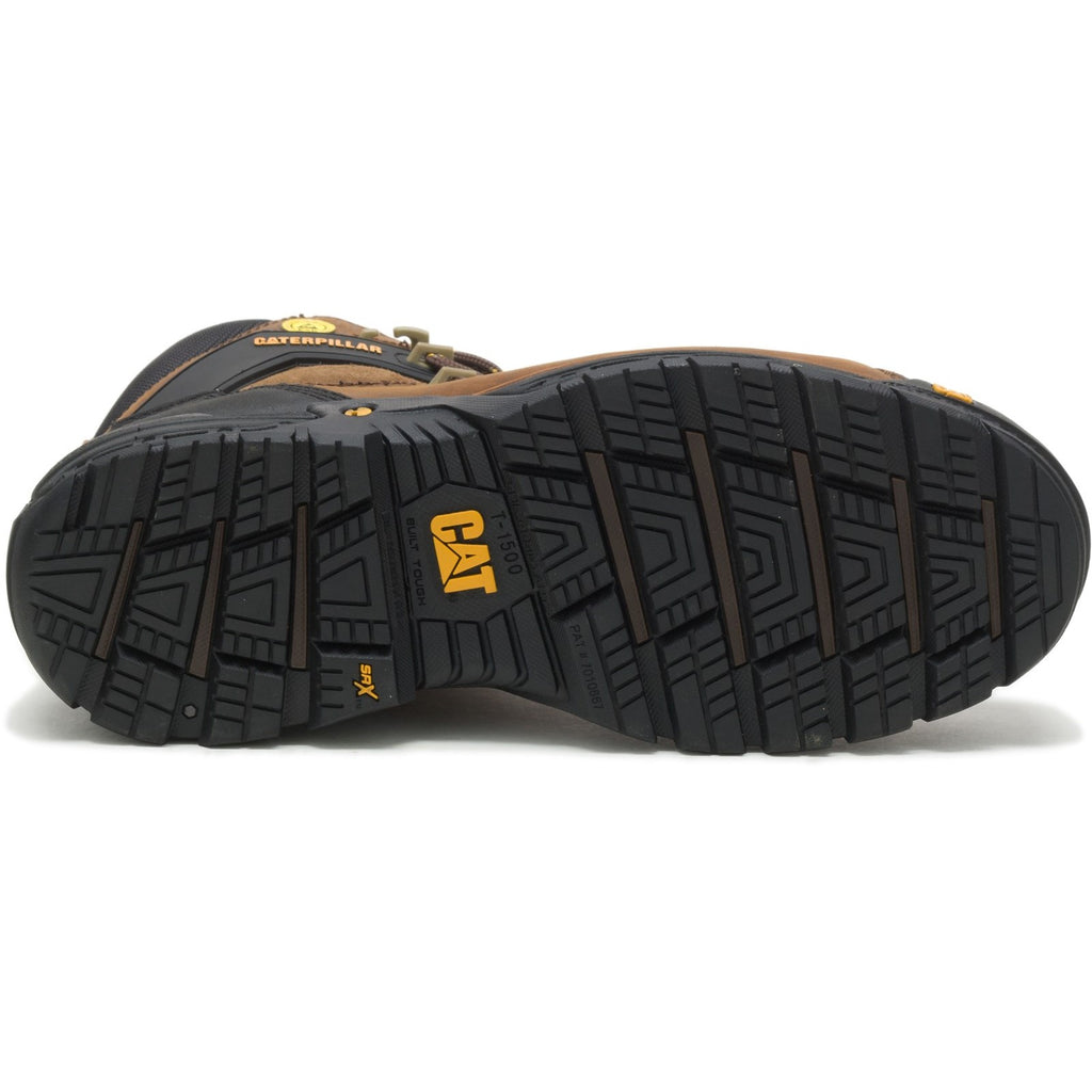 Caterpillar Excavator S3 Men's Safety Boots Brown  USA |  057892-NSX