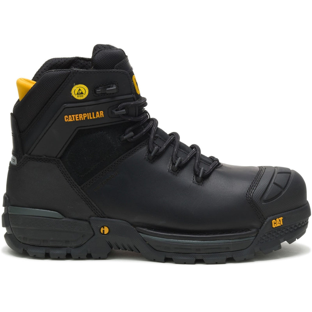 Caterpillar Excavator S3 Men's Safety Boots Black  USA |  238950-PUF