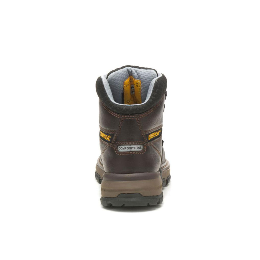 Caterpillar Excavator Superlite Cool Carbon Composite Women's Work Shoes Dark Brown  USA |  471096-TWB