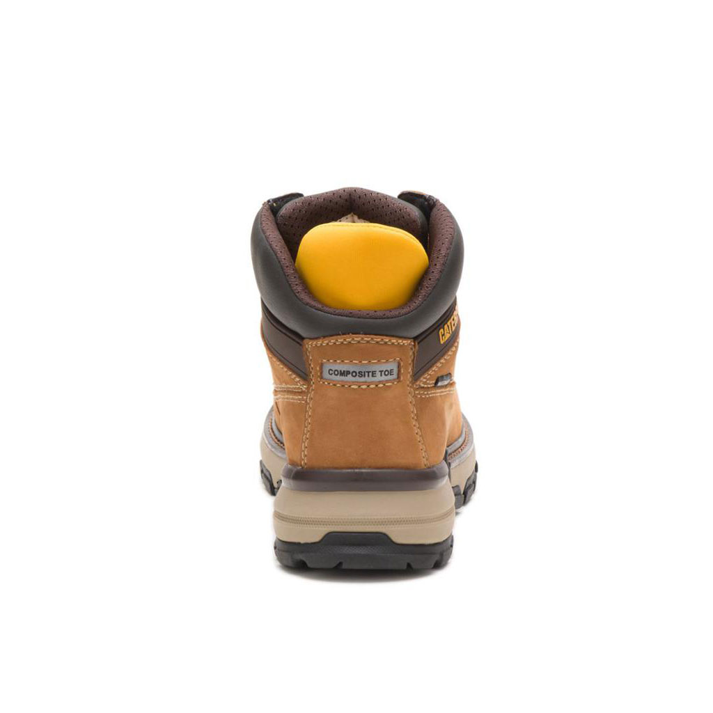 Caterpillar Excavator Superlite Waterproof Carbon Composite Women's Work Shoes Sudan Brown  USA |  054782-XQC