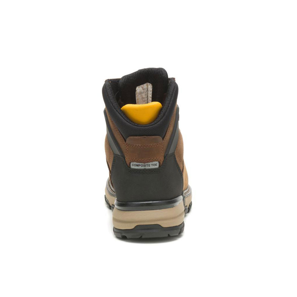 Caterpillar Excavator Superlite Waterproof Thinsulate™ Carbon Composite Toe Men's Winter Boots Dark Brown  USA |  074691-XSF