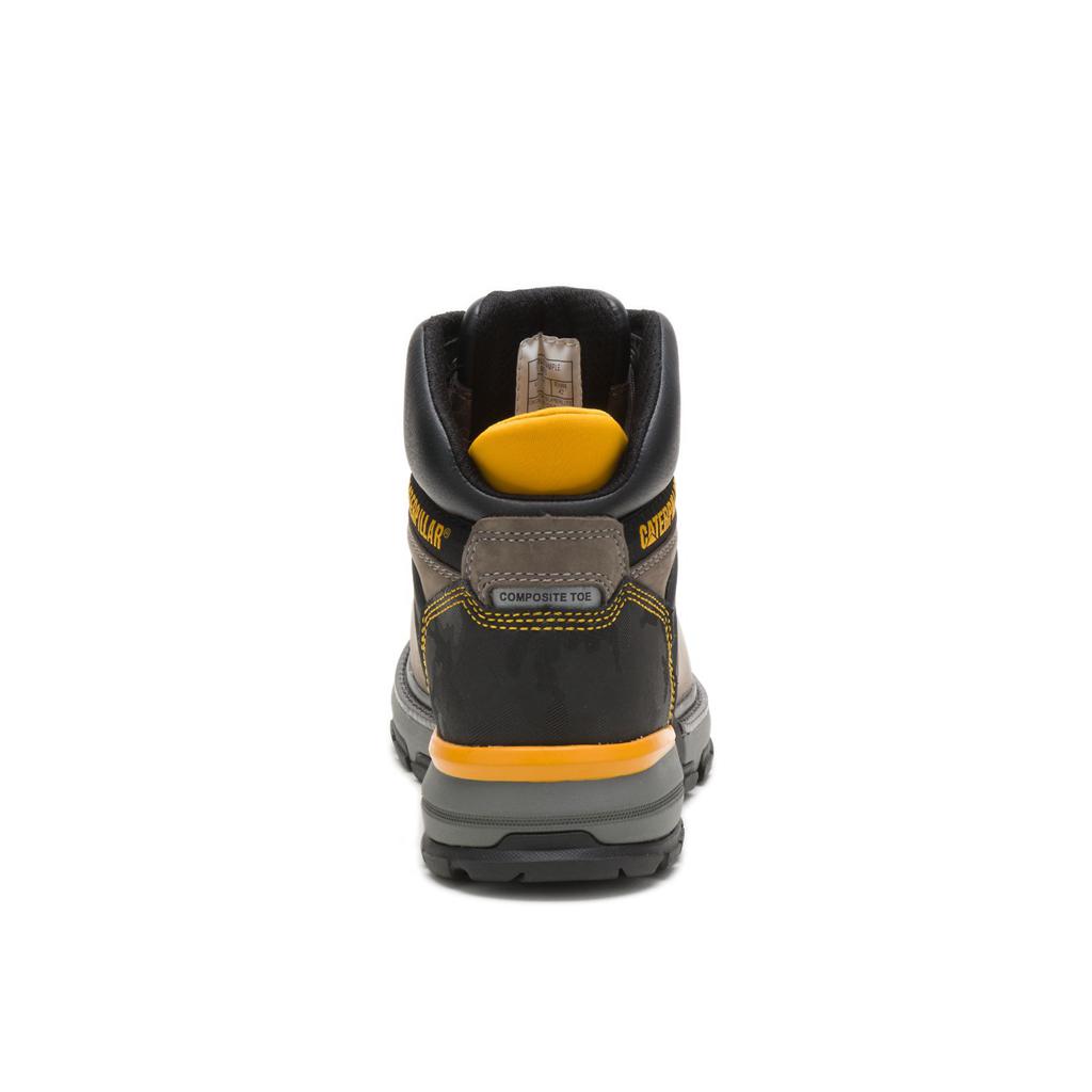 Caterpillar Excavator Superlite Waterproof Nano Toe Csa Men's Work Boots Brown  USA |  410728-TOB