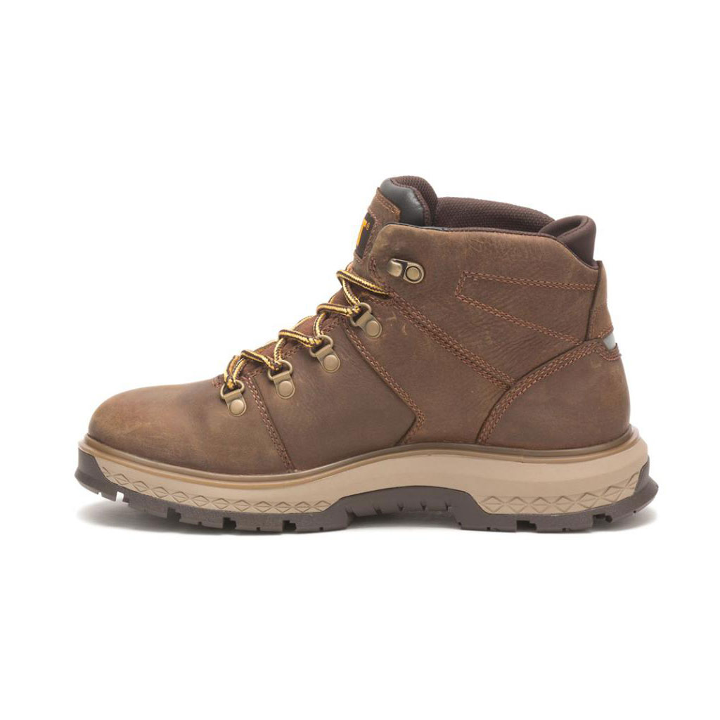 Caterpillar Exposition Hiker Waterproof Men's Waterproof Boots Pyramid Brown  USA |  384579-RQI