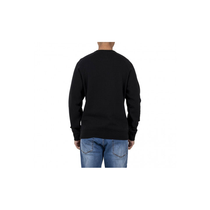 Caterpillar Foundation Crewneck Men's Sweatshirts Pitch Black  USA |  543789-NUR