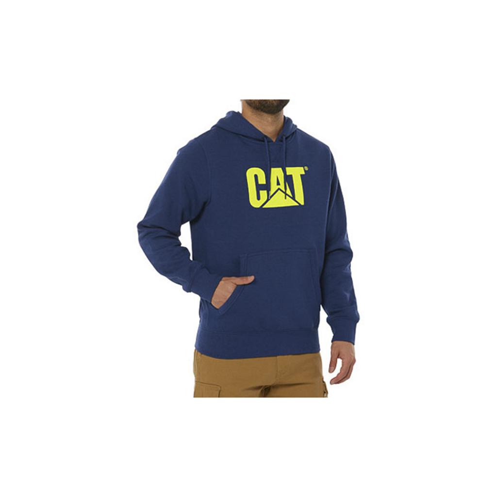 Caterpillar Foundation Hooded Sweatshirt Men's Jackets Blue  USA |  489721-XWE