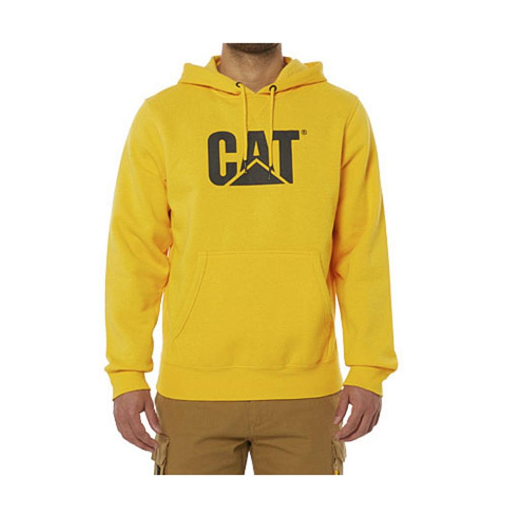 Caterpillar Foundation Hooded Sweatshirt Men's Sweatshirts Yellow  USA |  604321-YHP