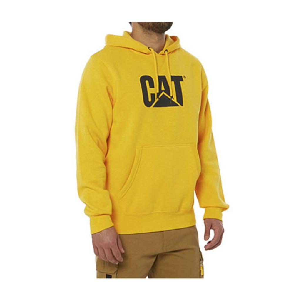 Caterpillar Foundation Hooded Sweatshirt Men's Sweatshirts Yellow  USA |  604321-YHP