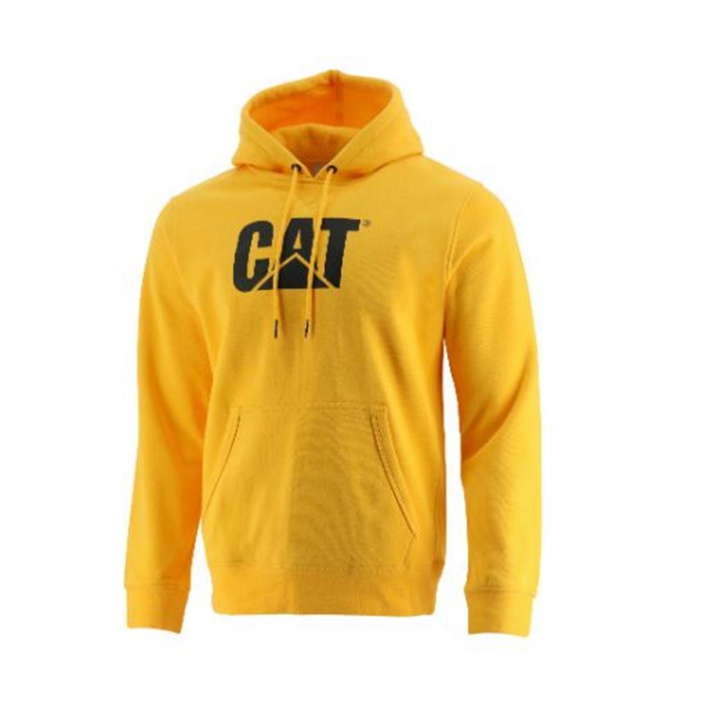 Caterpillar Foundation Hooded Sweatshirt Men's Sweatshirts Yellow  USA |  604321-YHP