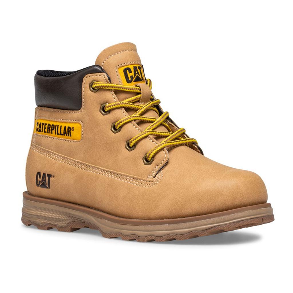 Caterpillar Founder Kids' Boots Brown  USA |  081534-AWK