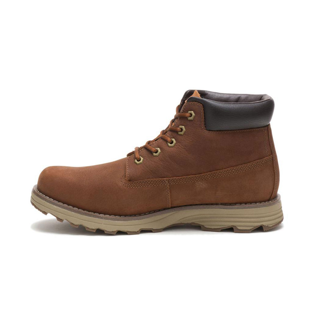 Caterpillar Founder Waterproof Thinsulate™ Men's Casual Boots Danish Brown  USA |  127560-LFG