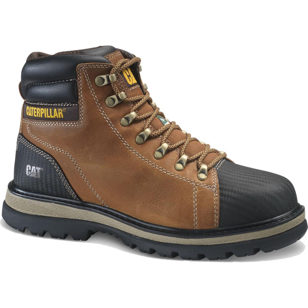 Caterpillar Foxfield St Tx Csa Men's Work Shoes Brown  USA |  651327-UKB