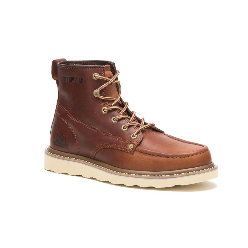 Caterpillar Glenrock Mid Men's Casual Boots Brown  USA |  328160-CAG