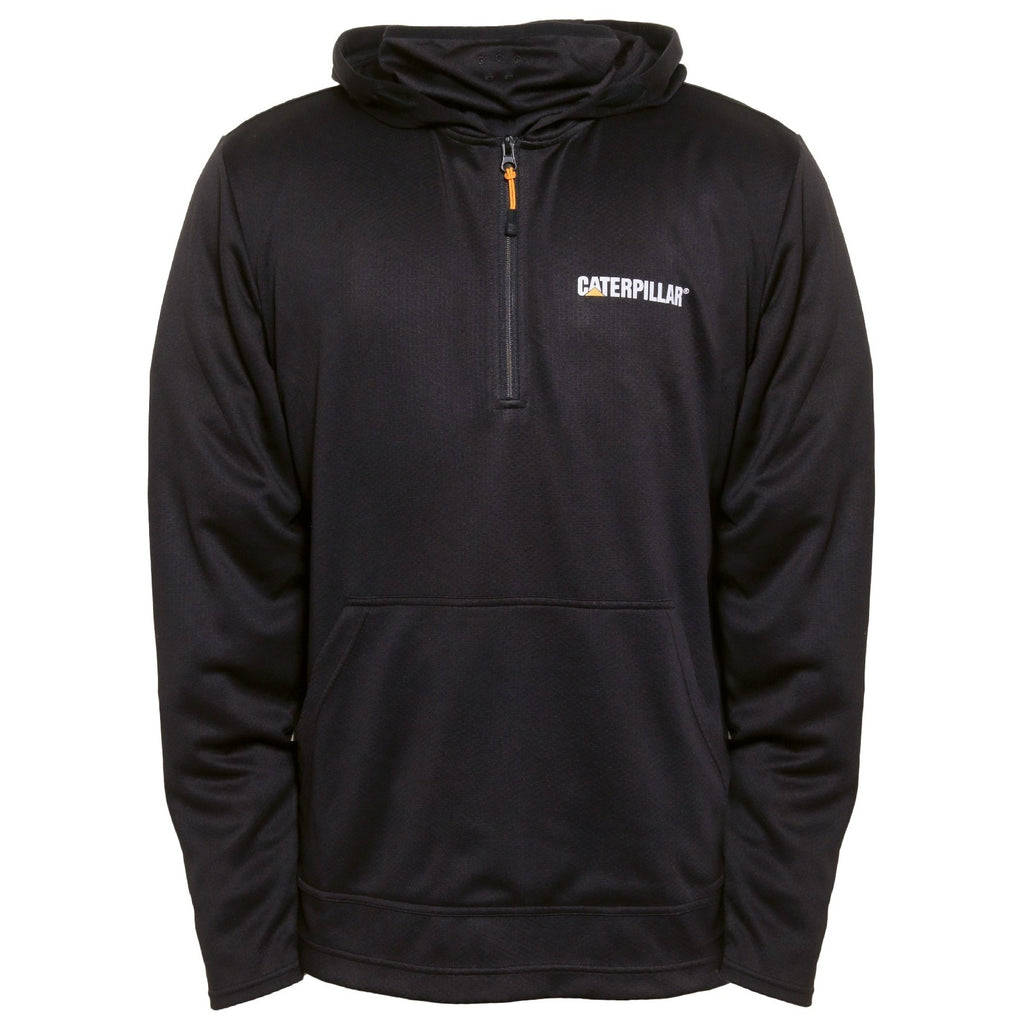 Caterpillar Guardian Hoodie Men's Sweatshirts Black  USA |  519640-KQN