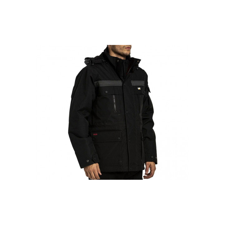 Caterpillar Heavy Insulated Men's Parka Black  USA |  380196-HVF