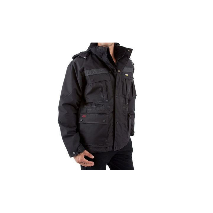 Caterpillar Heavy Insulated Men's Parka Black  USA |  652981-FLB