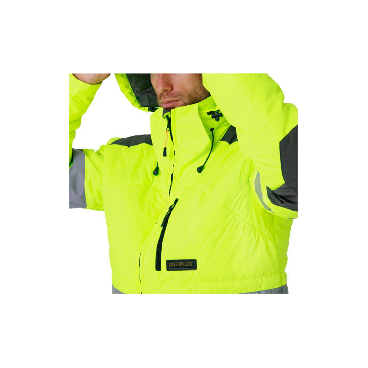 Caterpillar Hi Vis Boreas Taped Men's Jackets Hi-Vis Yellow  USA |  276489-HYO