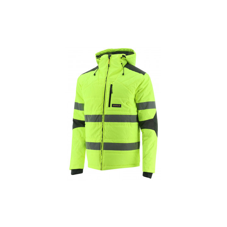 Caterpillar Hi Vis Boreas Taped Men's Jackets Hi-Vis Yellow  USA |  276489-HYO