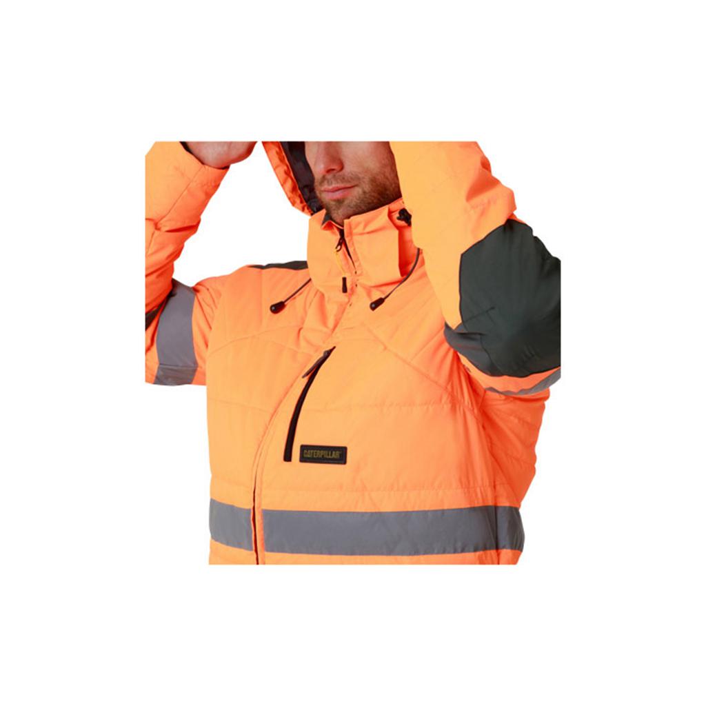 Caterpillar Hi Vis Boreas Taped Men's Jackets Orange  USA |  398405-QXC