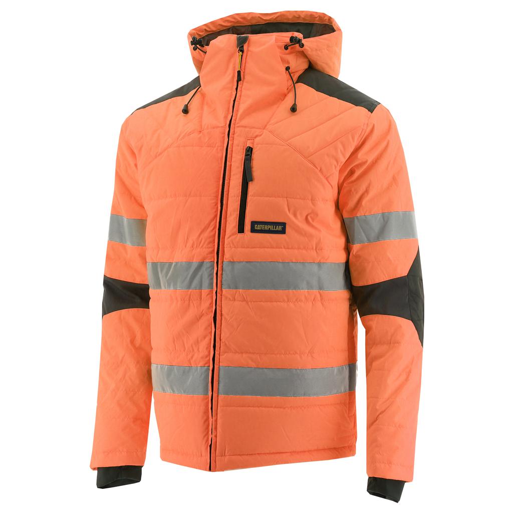 Caterpillar Hi Vis Boreas Taped Men's Jackets Orange  USA |  398405-QXC