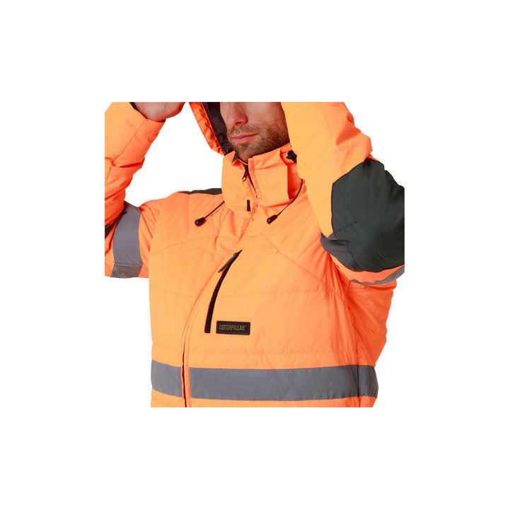 Caterpillar Hi Vis Boreas Taped Women's Jackets Hi-Vis Orange  USA |  401657-TBM