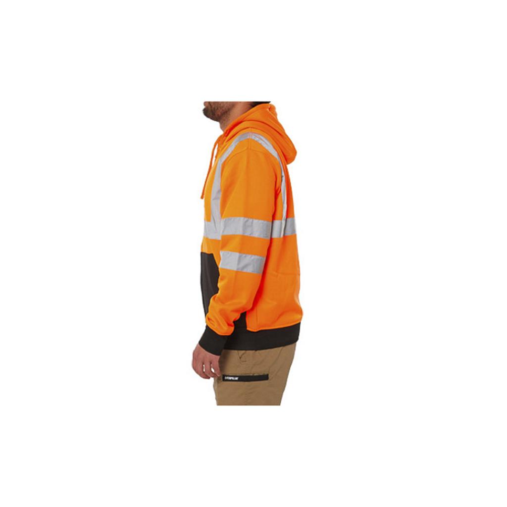 Caterpillar Hi Vis Full Zip Men's Sweatshirts Orange  USA |  783620-OVA