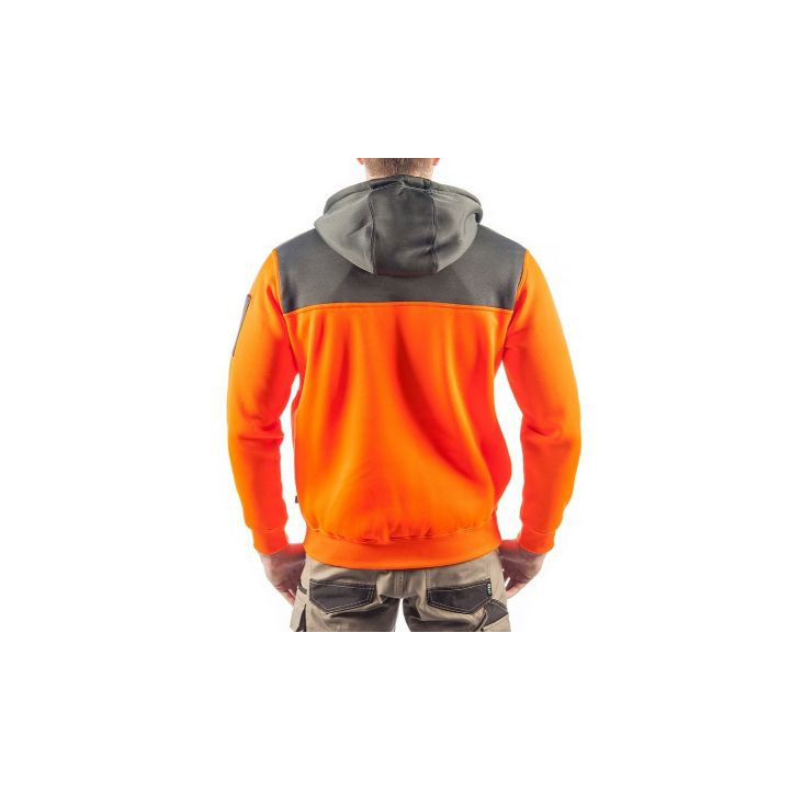 Caterpillar Hi Vis Hoodie Men's Sweatshirts Hi Vis Orange / Dark Shadow  USA |  419708-RWD