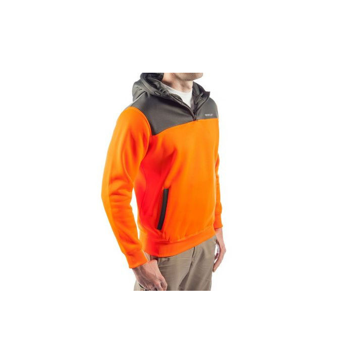 Caterpillar Hi Vis Hoodie Men's Sweatshirts Hi Vis Orange / Dark Shadow  USA |  419708-RWD