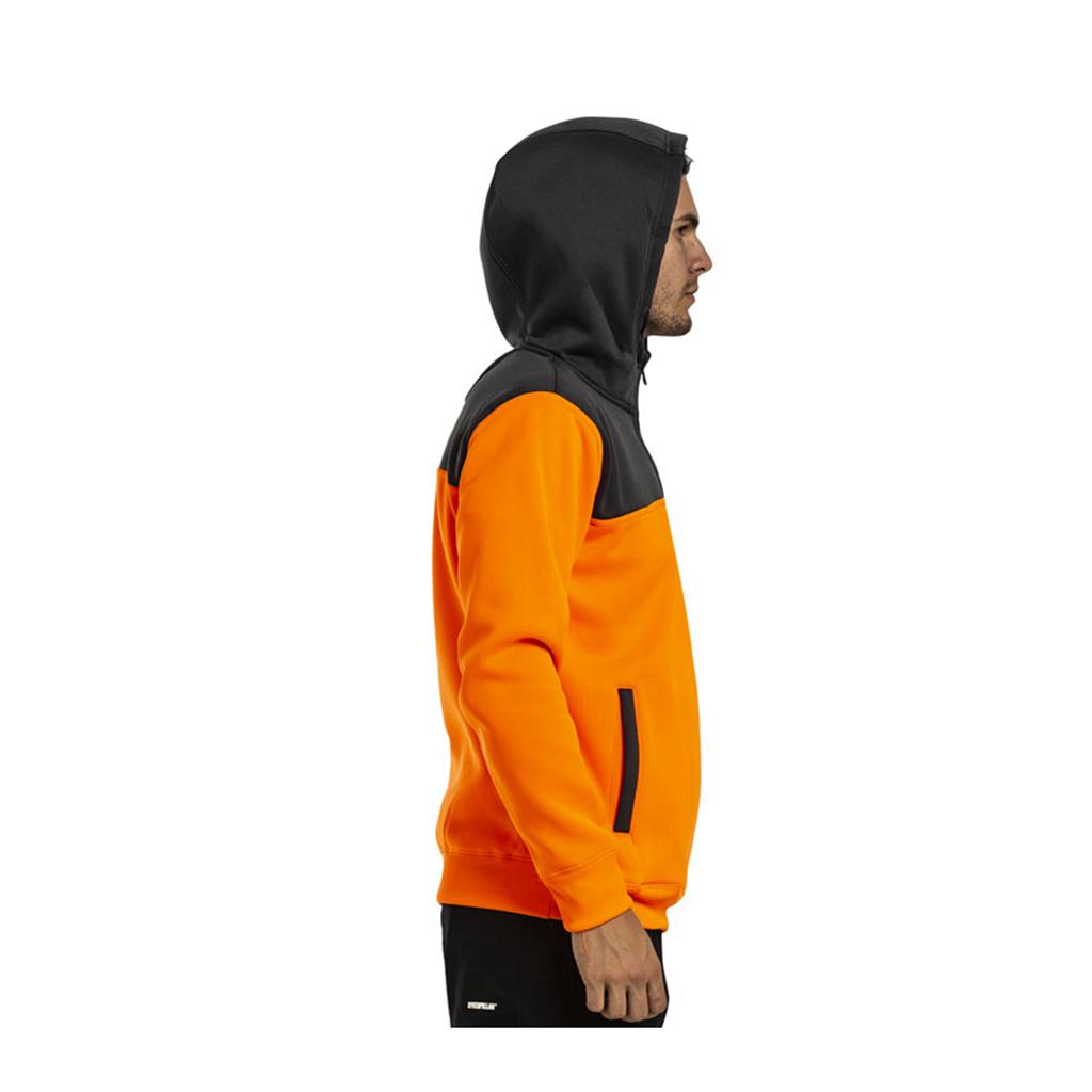 Caterpillar Hi Vis Men's Sweatshirts Orange/Grey  USA |  932861-LKB