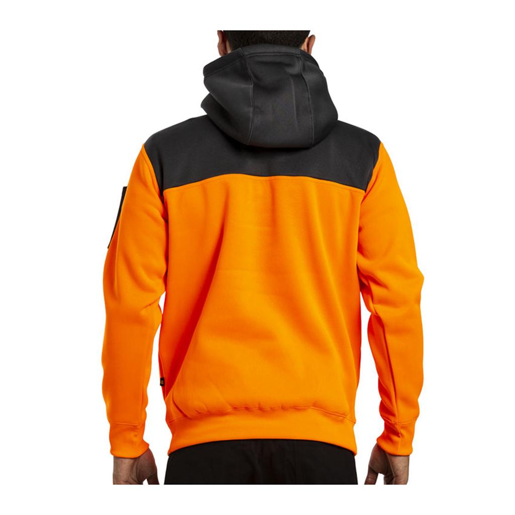 Caterpillar Hi Vis Men's Sweatshirts Orange/Grey  USA |  932861-LKB