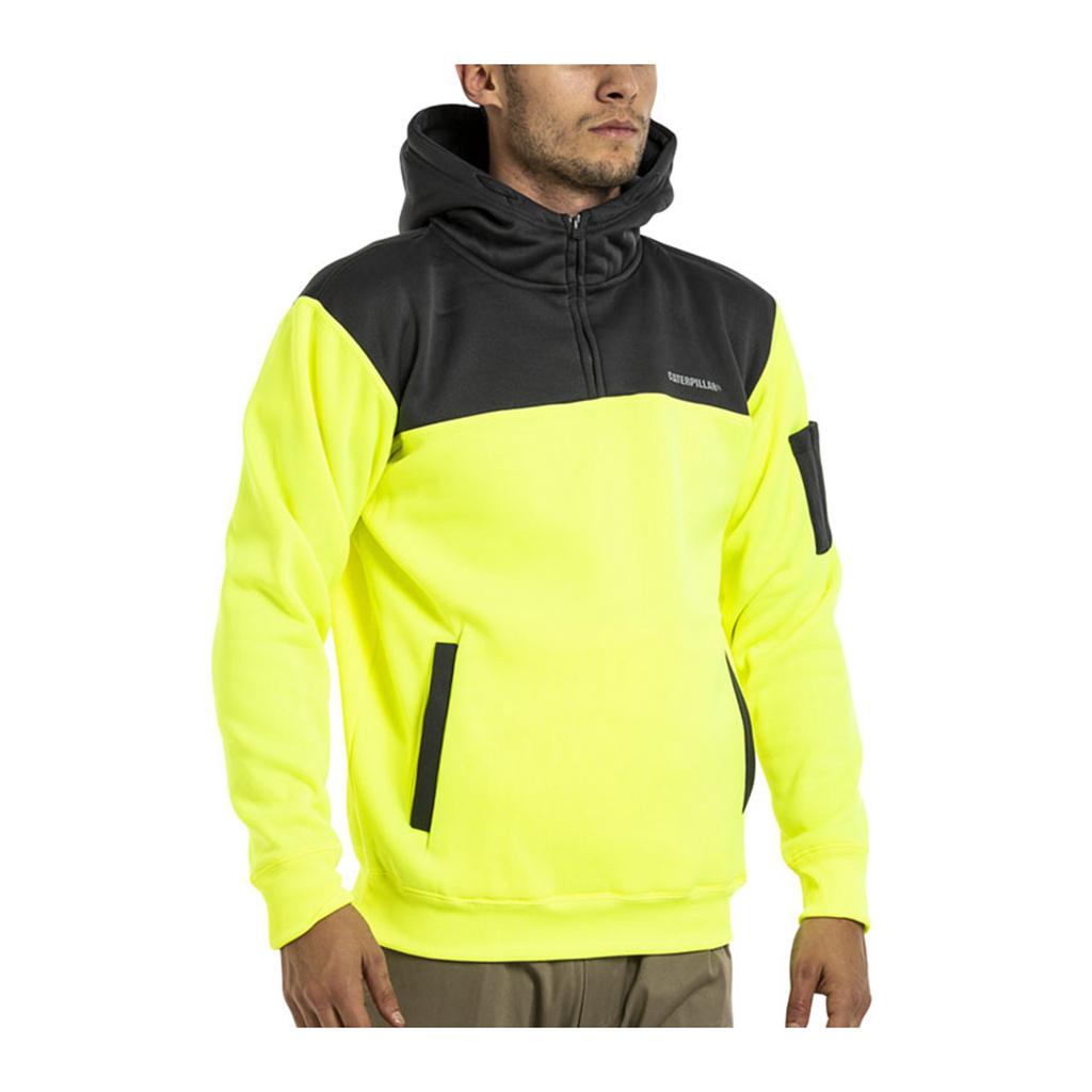 Caterpillar Hi Vis Men's Sweatshirts Yellow/Grey  USA |  412578-RPG