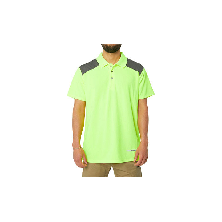 Caterpillar Hi Vis Performance Men\'s Polo Shirts Hi Vis Yellow  USA |  782439-RLP