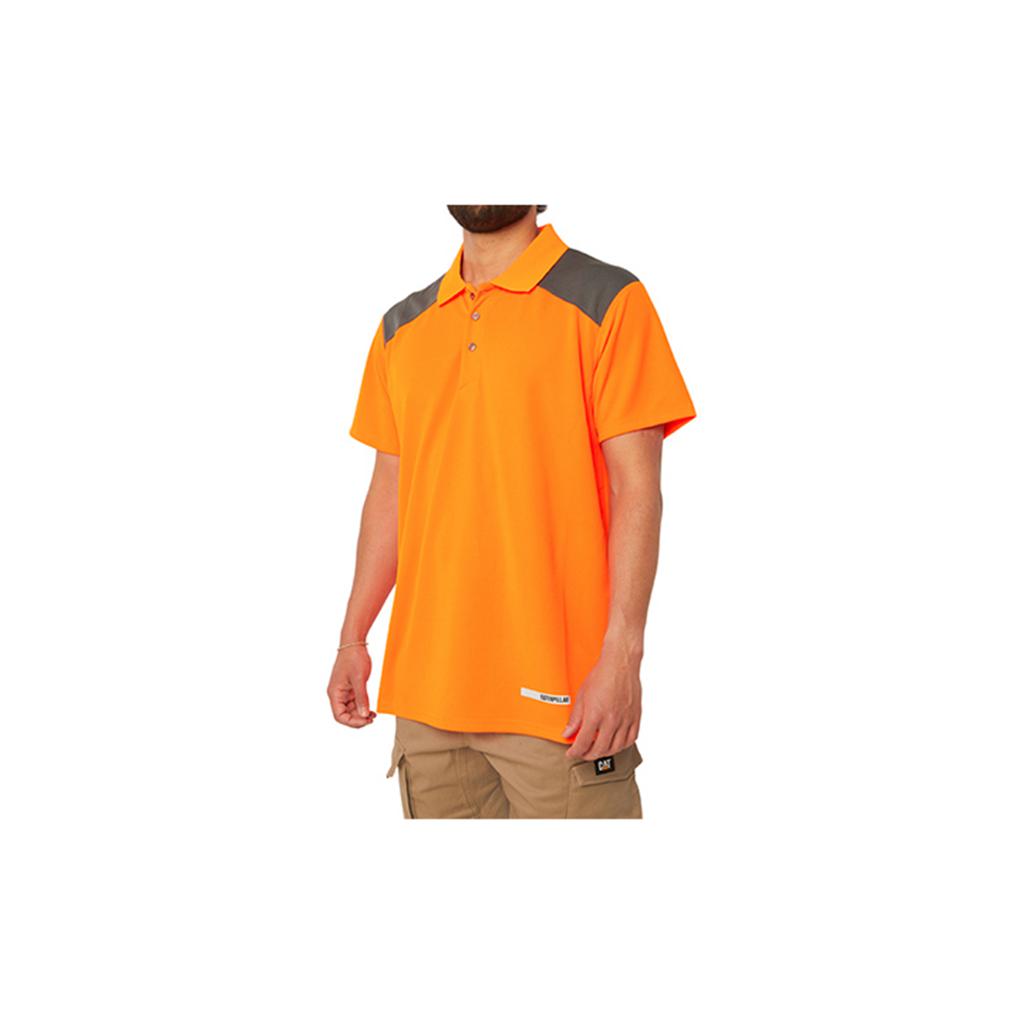 Caterpillar Hi Vis Performance Men's T-Shirts Orange  USA |  017893-PEZ