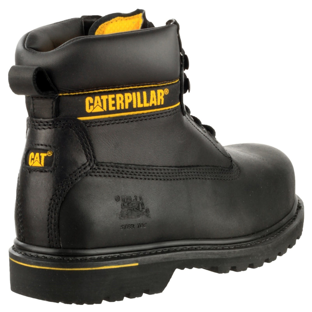 Caterpillar Holton S3 Men's Goodyear Welted Safety Boots Black  USA |  075623-DAC