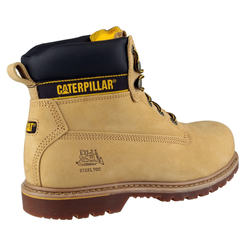 Caterpillar Holton Sb Men's Goodyear Welted Safety Boots Honey Brown  USA |  172560-YED