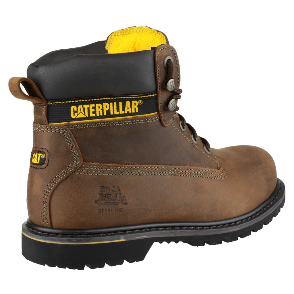 Caterpillar Holton Sb Men's Goodyear Welted Safety Boots Brown  USA |  536941-FYR