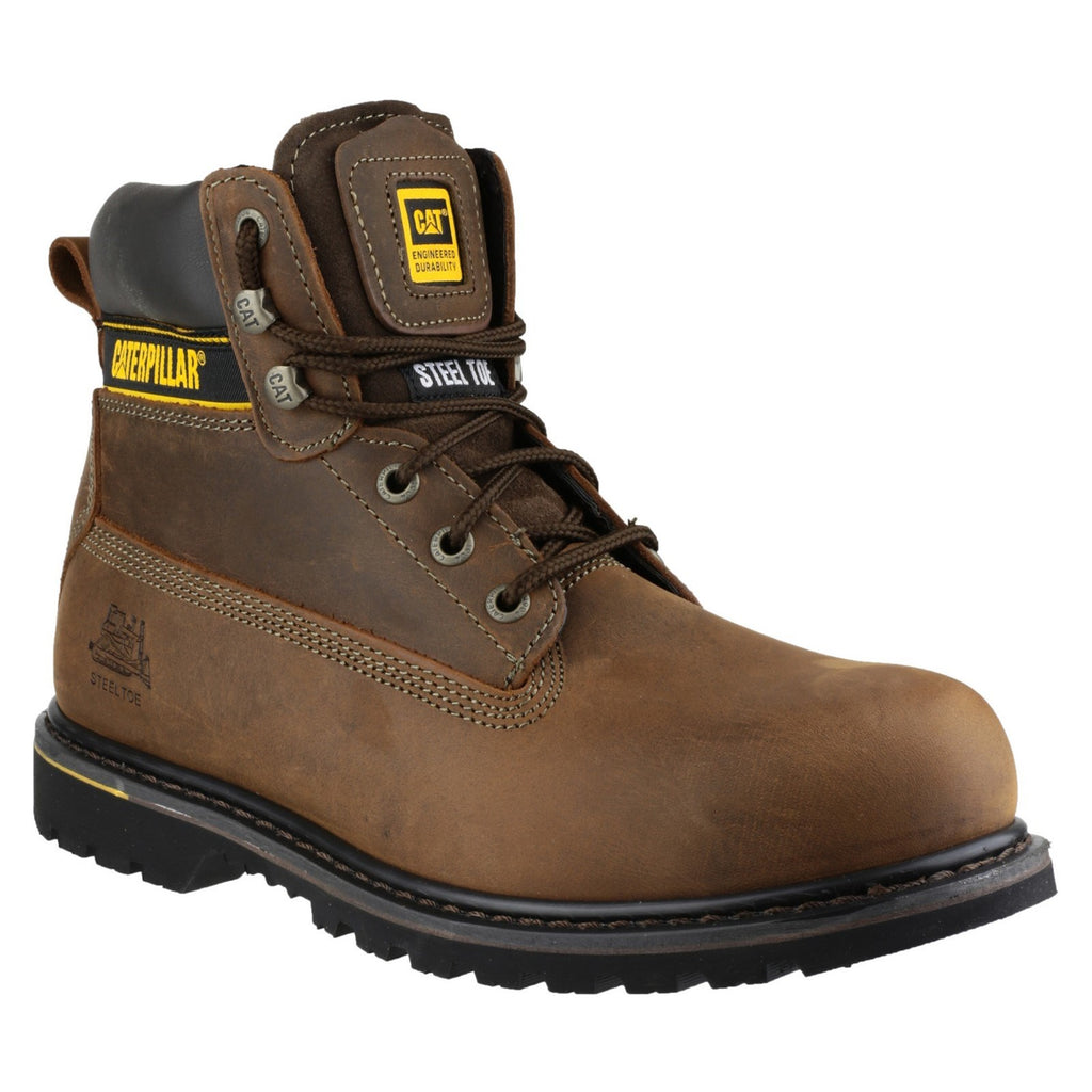 Caterpillar Holton Sb Men\'s Goodyear Welted Safety Boots Brown  USA |  536941-FYR