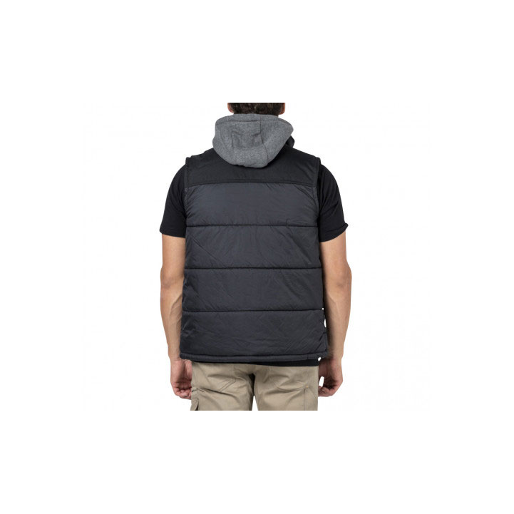 Caterpillar Hooded Work Men's Vests Black  USA |  741062-XLF