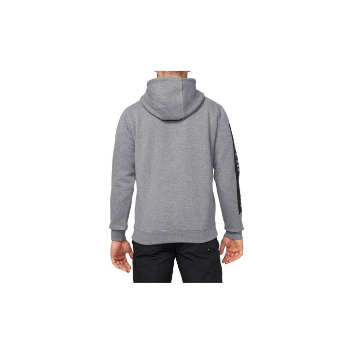 Caterpillar Icon Block Hooded Men's Sweatshirts Dark Heather Grey  USA |  752136-MEF