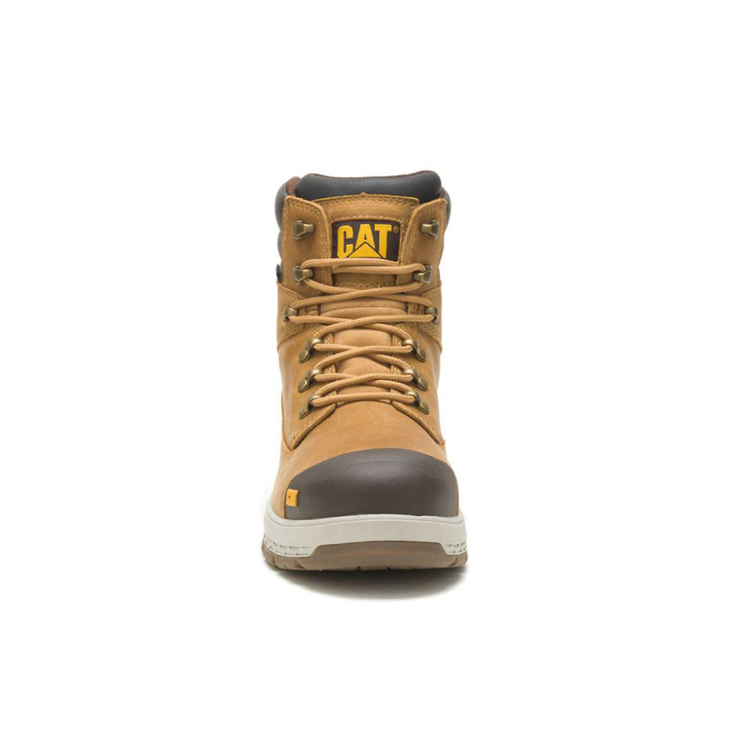 Caterpillar Impact Hiker Waterproof Thinsulate™ Carbon Composite Toe Men's Winter Boots Golden Harvest Brown  USA |  673208-ELW